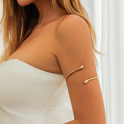 Vintage Geometric Water Drop Arm Bracelet for Women - Smarsty