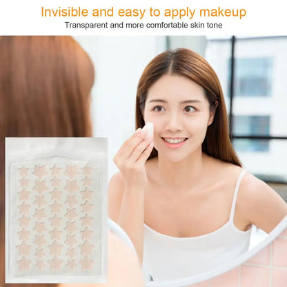 Colorful Star Heart Shaped Acne Pimple Patches - Smarsty