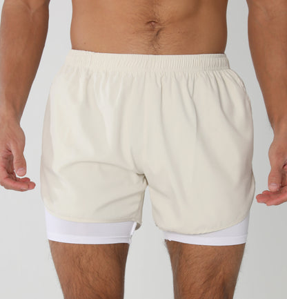 Gym Shorts Men Running Shorts with Liner Pockets Towel Loop Quick Dry Lightweight Workout Men's Breathable Athletic Sport Shorts - Smarsty