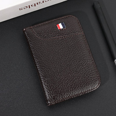 Portable Super Slim Soft Wallet PU Leather Mini Credit Card Wallet Purse Card Holders Men Wallet Thin Small Short Wallets - Smarsty