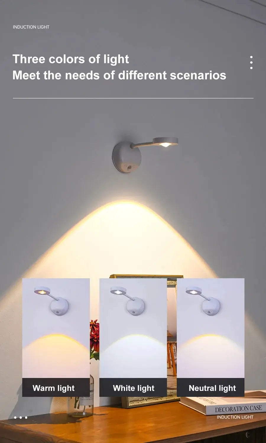 Wireless LED Motion Sensor Night Light for Home - Smarsty