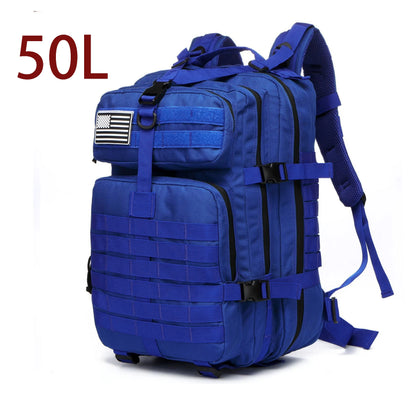 25L/50L Sturdy Nylon Waterproof Tactical Sports Trekking Fishing Hunting Camping Hiking Bag Backpack Outdoor Rucksacks - Smarsty