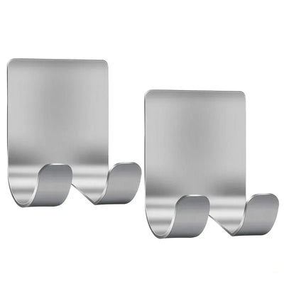 2pcs Razor Holder Stainless Steel Men Shaving Shaver Razor Stand Shelf Shaving Razor Storage Rack Bathroom Hook Organizer