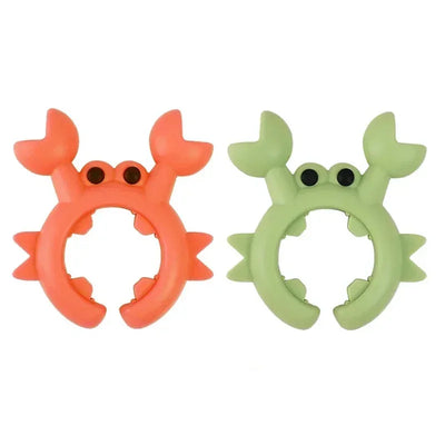 4/1PCS Silicone Spatula Rack Small Crab Anti Scalding Overflow Pot Clip Spoon Holder Clip Universal Shovel Rack Kitchen Gadget by Smarsty