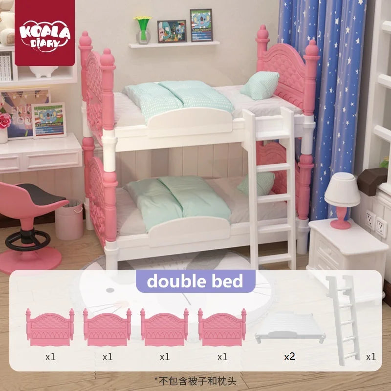 Original Toys Miniature Items Furniture Family Toys Dollhouse LivingRoom Bathroom Kitchen Set Pretend Creative Ideas Kids Toys by Smarsty