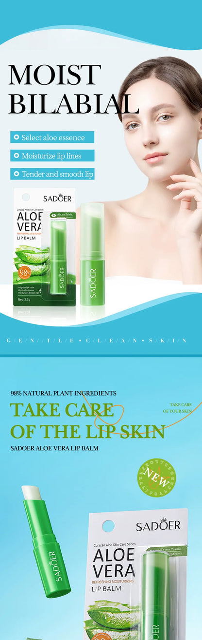 SADOER Aloe Lip Balm for Nourishing and Hydrating Lips - Smarsty