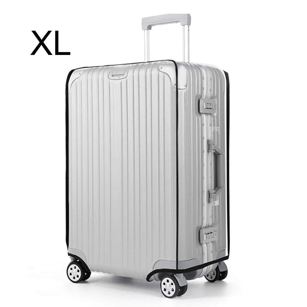 Transparent Pvc Luggage Protective Cover Wheeled Luggage Protective Cover Wear-Resistant Outer Cover Transparent Protective - Smarsty