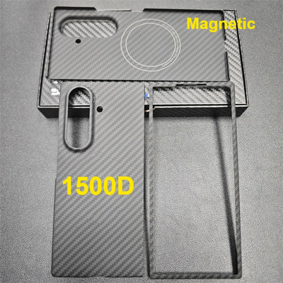 Aramid Magnetic Case For Z Fold 7 Carbon Fiber MagSafe - Smarsty