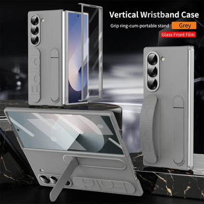 Premium Galaxy Z Fold Hand Strap Case With Folding Stand - Smarsty