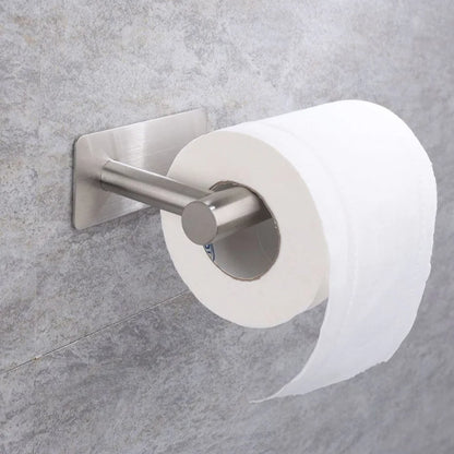 Stainless Steel Adhesive Paper Holder for Kitchen and Bathroom - Smarsty