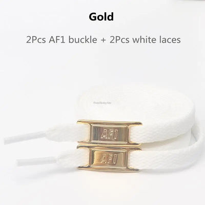 Original AF1 Shoelaces Combination White Flats laces and Shoe Decoration Suit Sneaker Shoelace Air Force one Shoes Accessories - Smarsty