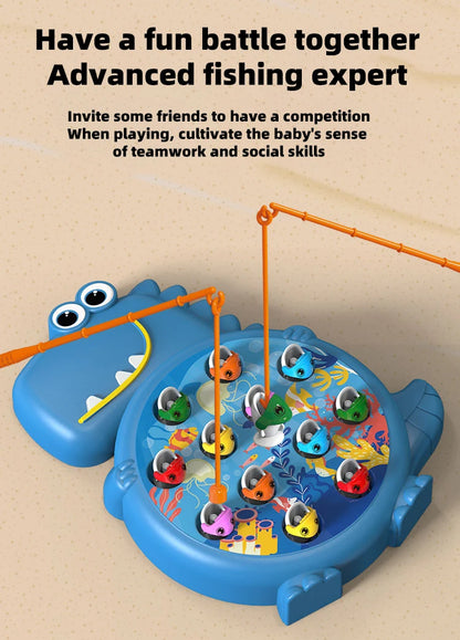 Baby magnetic fishing toys, educational toys, children's first birthday gifts, boys' and girls' intelligence development parent-