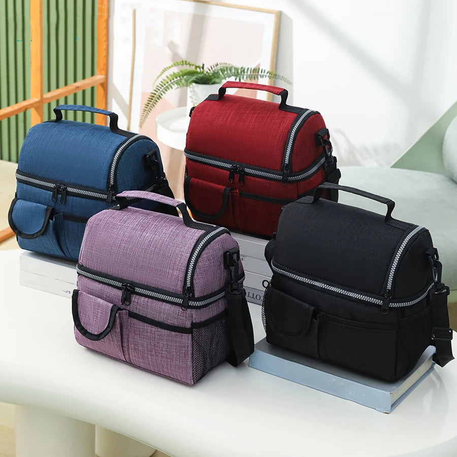 Portable Thermal Lunch Bag Insulated Cooler For Office - Smarsty