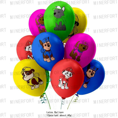 Paw Patrol Birthday Tableware Set for Fun Celebrations - Smarsty