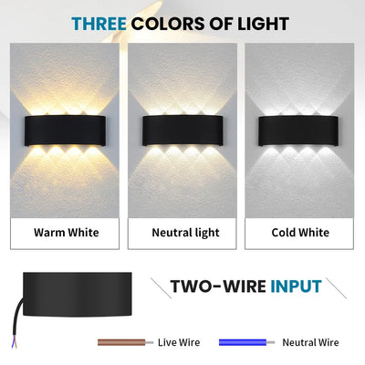 Waterproof LED Wall Lamp for Outdoor and Indoor Use - Smarsty