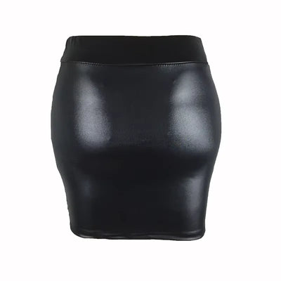 Women Summer Mini Skirts High-waist Slim Fittness Hip Pencil Skirts Vintage Bodycon Skirt Sexy Clubwear Ladies Office Clothing - Smarsty