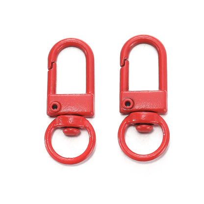 Colorful Alloy Snap Lobster Clasp Keychain Hooks Set - Smarsty