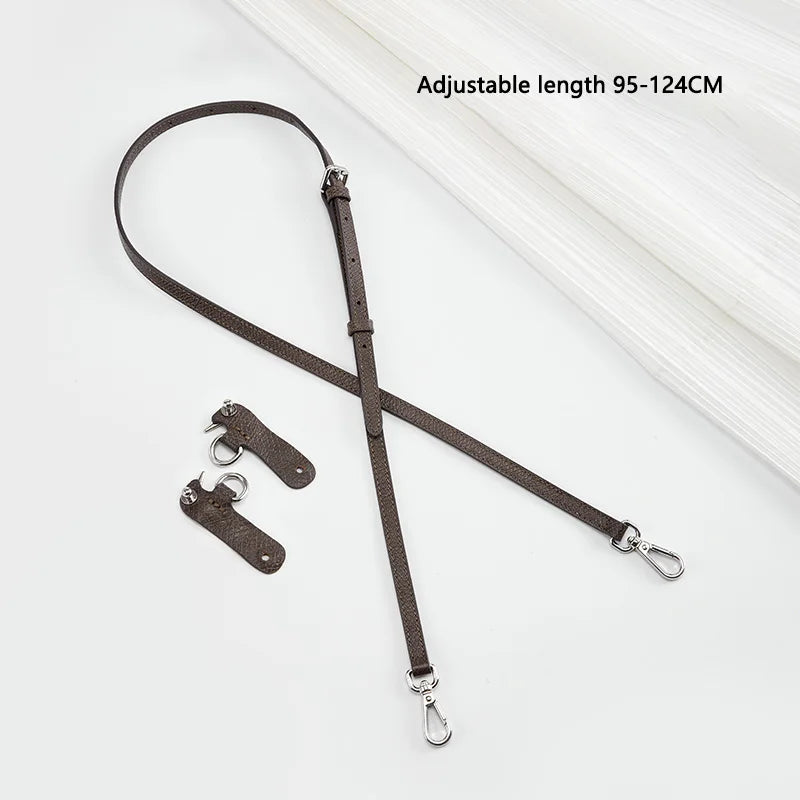 Leather Replacement Crossbody Bag Strap For Longchamp Mini Bag Shoulder Strap Without Punching Modification Bag Accessories