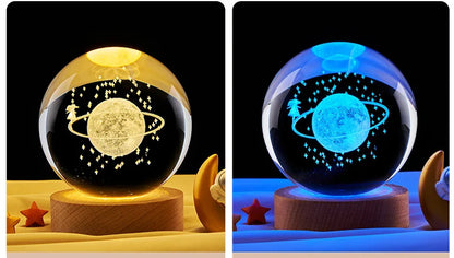 3D Crystal Galaxy Night Light for Home Decor - Smarsty