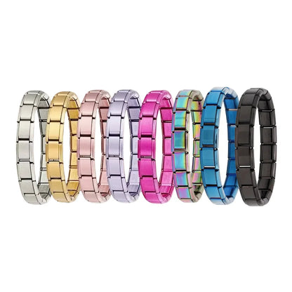 Stainless Steel Elastic Italian Link Bracelet Durable Charm Bangle - Smarsty