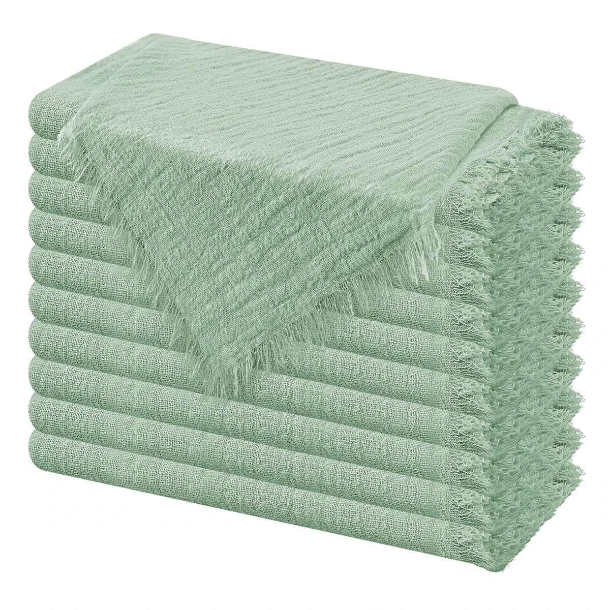 Reusable Cotton Wedding Napkins for Rustic Table Decor - Smarsty