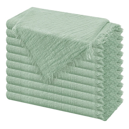 Reusable Cotton Wedding Napkins for Rustic Table Decor - Smarsty