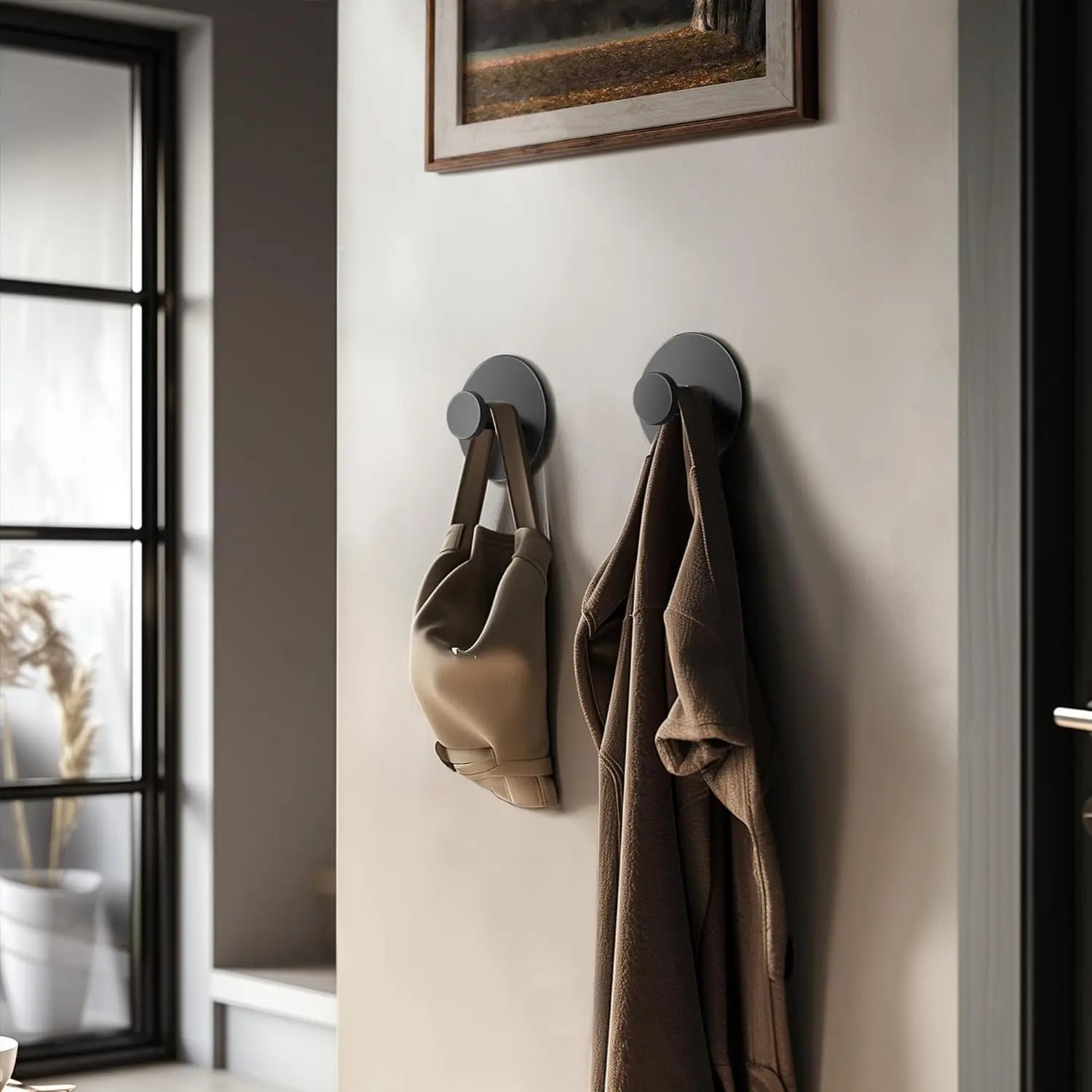 Extra Sticky Stainless Steel Towel Hooks for Space Saving - Smarsty