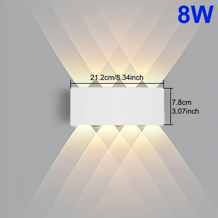 Waterproof LED Wall Light for Outdoor Decor - Smarsty