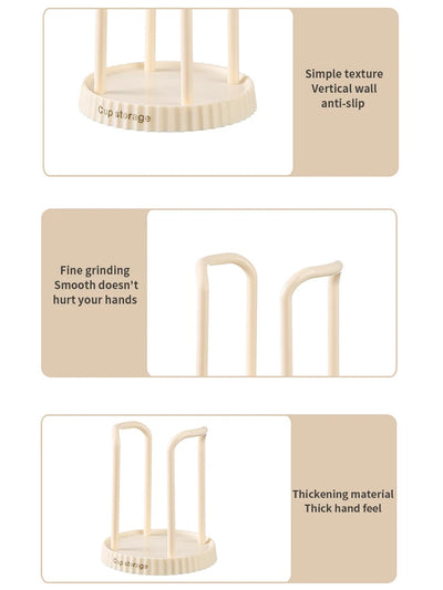 Household Disposable Paper Cup Holder, Desktop Paper Cup Storage Rack, Suitable For Living Room, Dining Room And Other Cup Taker by Smarsty