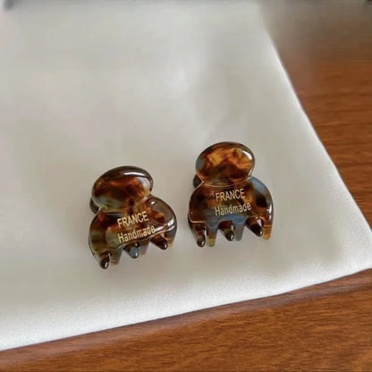 Mini Acetate Hair Claw Clips For Girls Cute Lightweight Grip - Smarsty