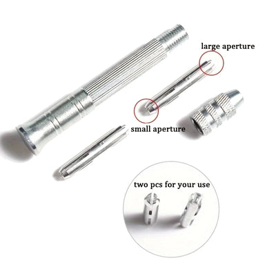 Leather Sewing Needles Kit, Set Contains Silver Leather Sewing Awl, 4 Piece Needle Suitable for Leather Canvas Tent - Smarsty