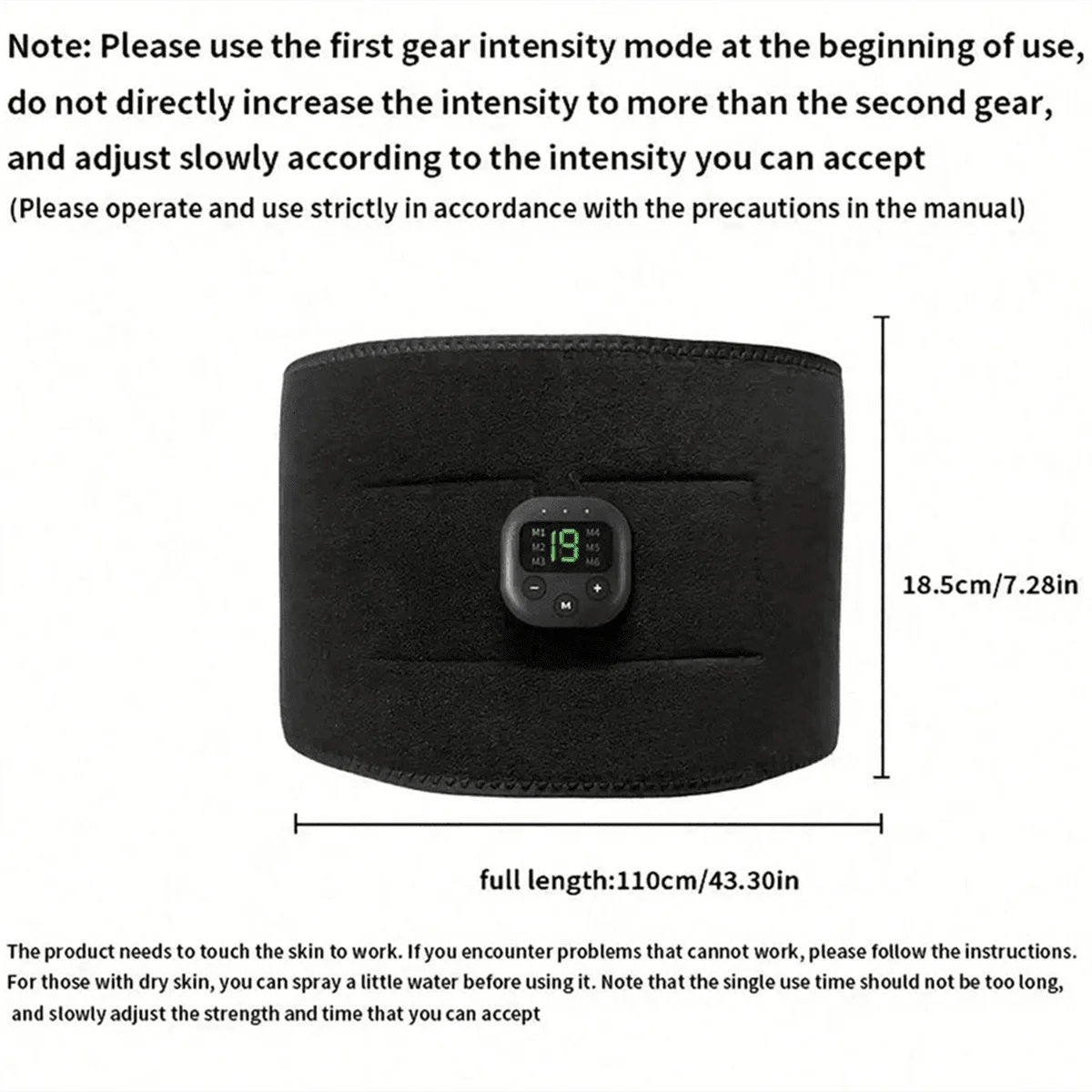 Portable USB Charging Waist Massager for Body Shaping - Smarsty