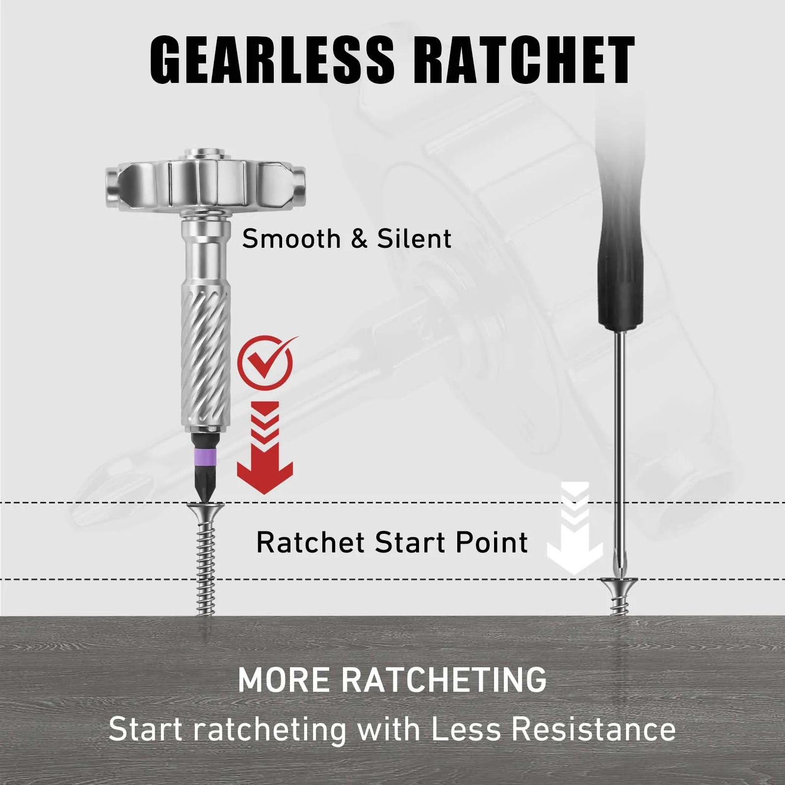 VMAN 66in1 Multifunction Ratchet Screwdriver Set Multi Magnetic Bits Mini Repair Tool Kit Household Tool For PC & Desk Etc.