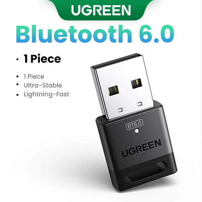 USB Bluetooth Adapter, Bluetooth 6.0 Dongle for PC Windows 11/10/8.1, Bluetooth Receiver & Transmitter for Keyboard/Mouse - Smarsty