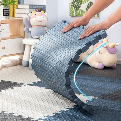 8-16PCS Baby Play Mats EVA Foam Puzzle Mat Children Room Activities Mat For Baby Interlock Floor Carpet 30*30CM by Smarsty