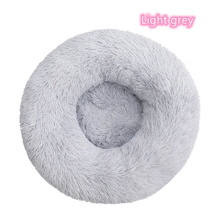 Super Soft Cat Bed Plush Donut Design for Comfort - Smarsty