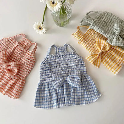 Luxury Summer Dog Dress with Cooling Mesh Skirt - Smarsty