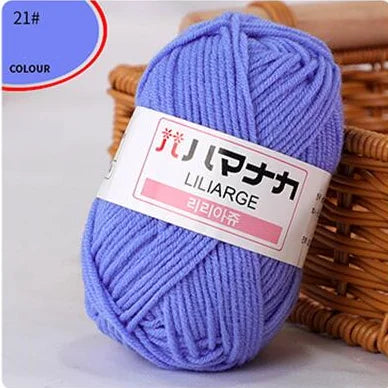 Soft Cotton Knitting Yarn for DIY Baby Sweaters - Smarsty