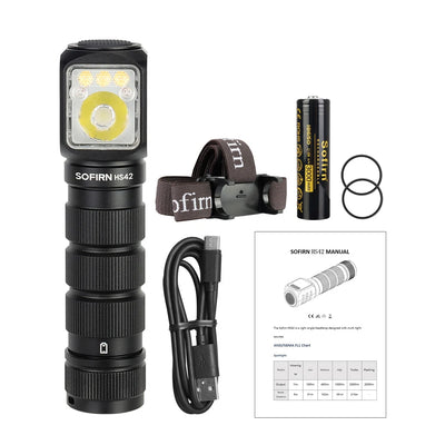 SOFIRN HS42 Headlamp 2100lm 18650 EDC USB C Rechargeable with Power Bank Flashlight SST40 LED Torch with Magnetic for Camping - Smarsty