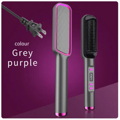 Electric Hot Comb Quick Hair Straightener with Anti-Scalding Feature - Smarsty