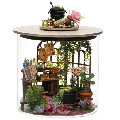 Mini DIY kit for doll house making and assembling room models toys home and bedroom decorations with furniture wooden crafts by Smarsty