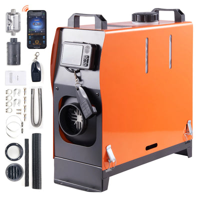 SucceBuy 8KW Diesel Air Heater Bluetooth All-on-one Diesel Heater with LCD Portable Parking Heater for Trailer Camper Van Boat - Smarsty