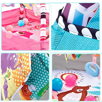 Educational Fitness Frame For Children Play Mat Rack Crawling Blanket Infant Play Rug Gift Kids Activity Mat Gym Baby Toys by Smarsty