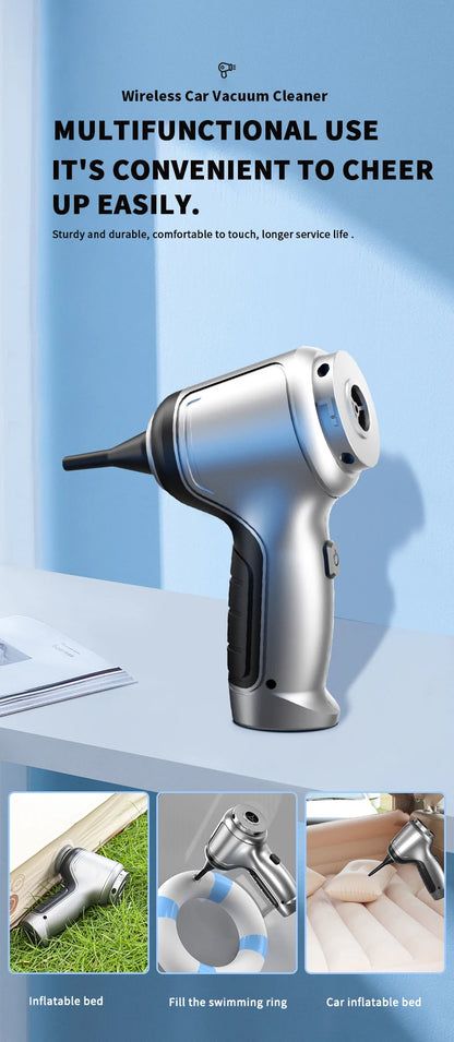 Cordless Car Vacuum Cleaner With Strong Suction Power - Smarsty