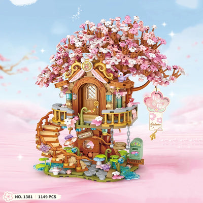 Street View Series Building blocks Izakaya Shaved Ice Shop Takoyaki Shop Coffee shop Panda Tea House model children's gift by Smarsty