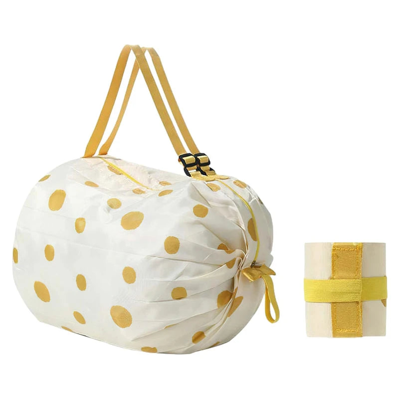 Foldable Waterproof Shopping Bag Portable Travel Tote - Smarsty