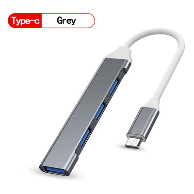 4 Port USB 3.0 Hub Ultra High Speed 5Gbps Transfer - Smarsty