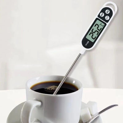 Probe Type Food Thermometer Kitchen Digital Thermometer For Meat Milk Cooking Food BBQ TP300 Electronic Temperature Gauge Tool by Smarsty