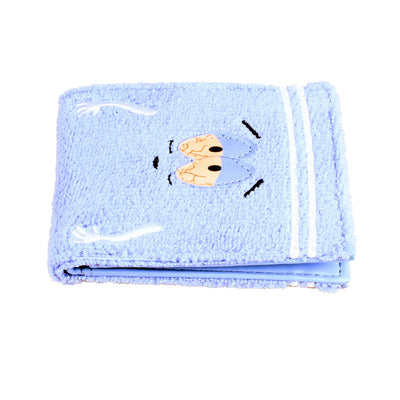 Towel cloth embroidered anime fashion wallet, designer personalized ID card holder - Smarsty