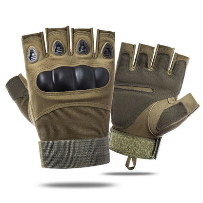 Touch Screen Tactical Motorcycle Gloves With Hard Knuckle Protection - Smarsty